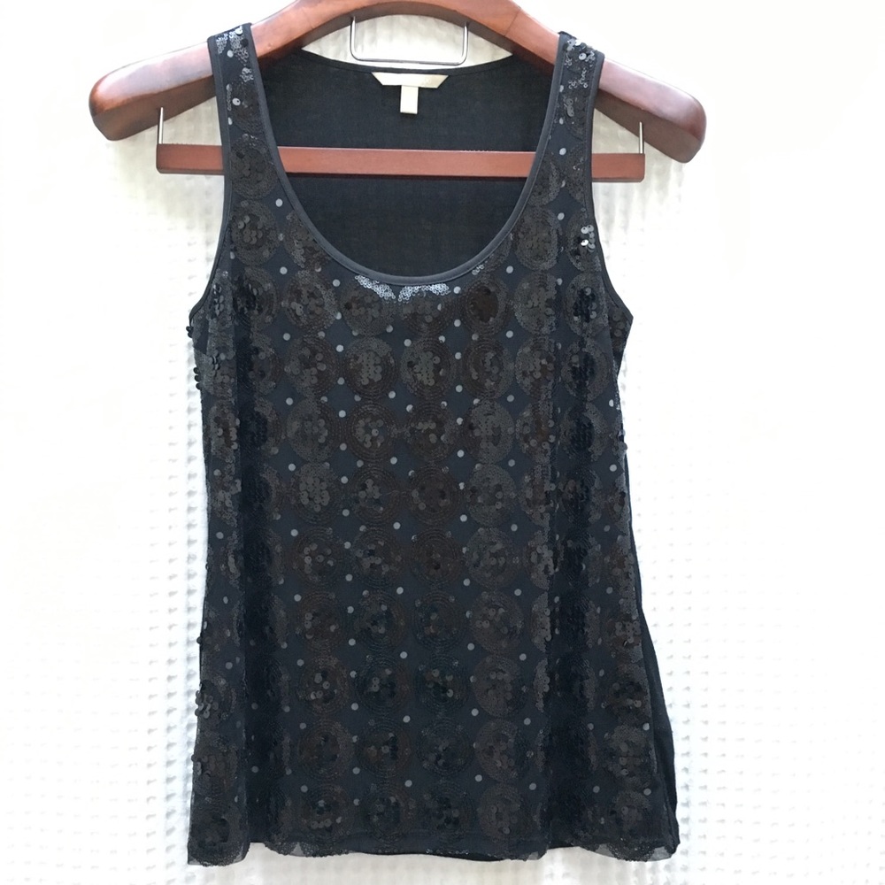 Like new Banana Republic sequin tank